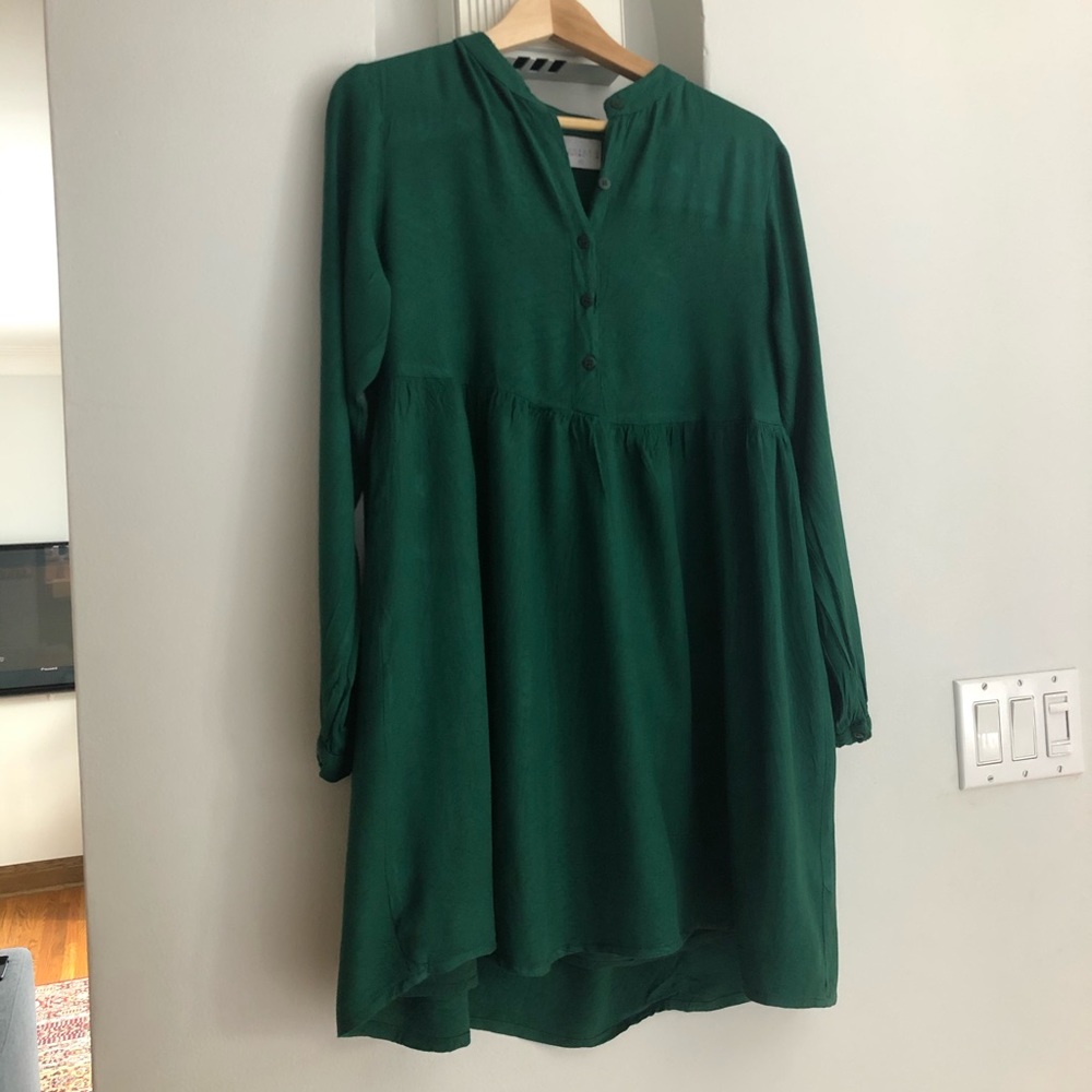Compania Fantastica Tunic Dress, emerald Green